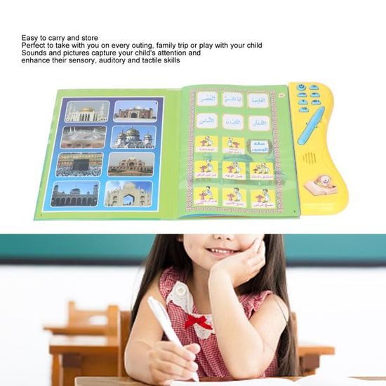 Livre électronique de lecture arabe pour enfants Livre sonore électronique arabe pour enfants avec jouets casse-tete - SURENHAP