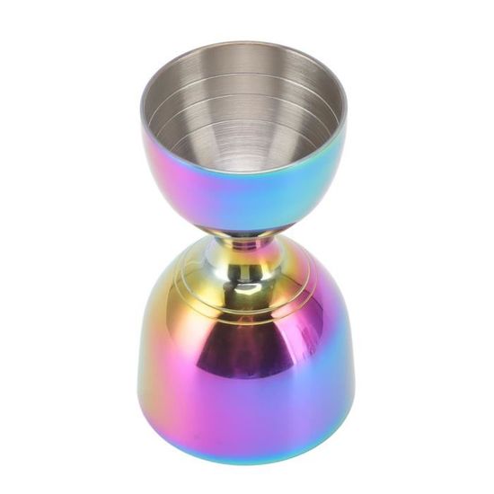 Doseur à Cocktail Double Tête - Acier Inox 304 - Graduations 30ml/60ml - Pour Bar Et Cuisine
