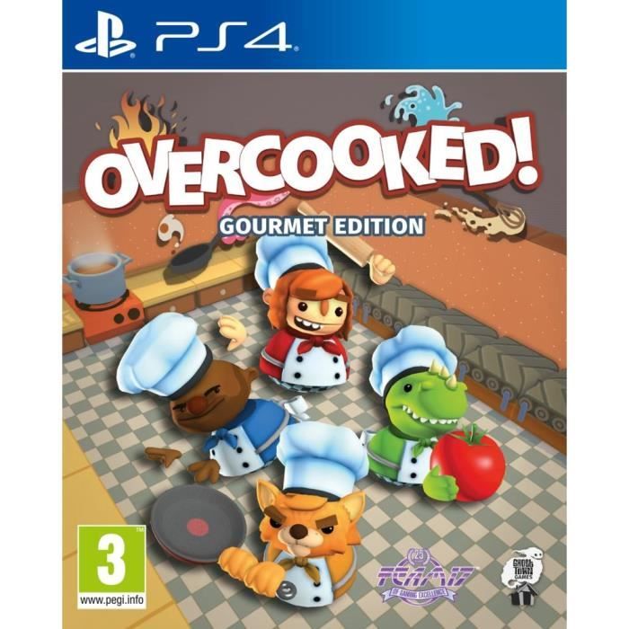 Overcooked Gourmet Edition Jeu Ps4 Achat Vente Jeu Ps4 Overcooked Gourmet Ps4 Cdiscount