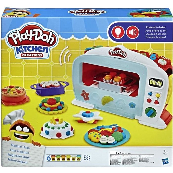 Avec le Four Magique de Play-Doh, les chefs en herbe pourront faire gonfler leur créations comme par magie et imiter les master