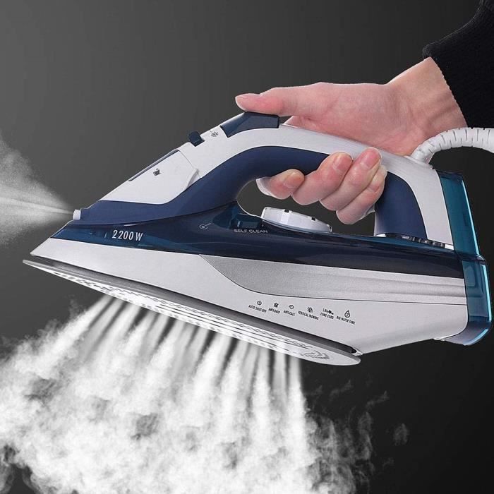 EILA Brosse à vapeur ménager poche de fer à repasser machine portable suspendu Shun vêtements artéfact (Color : Blue and white)