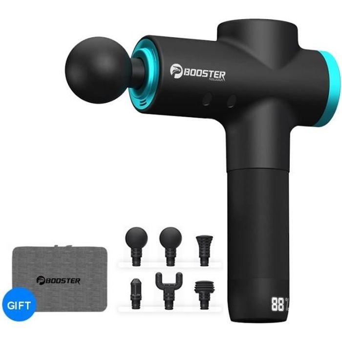 BOOSTER M2-12V ÉCRAN LCD Massage Pistolet Professionnel Musculaire Profond Masseur de Soulagement de Douleur de Corps Relaxation Fac