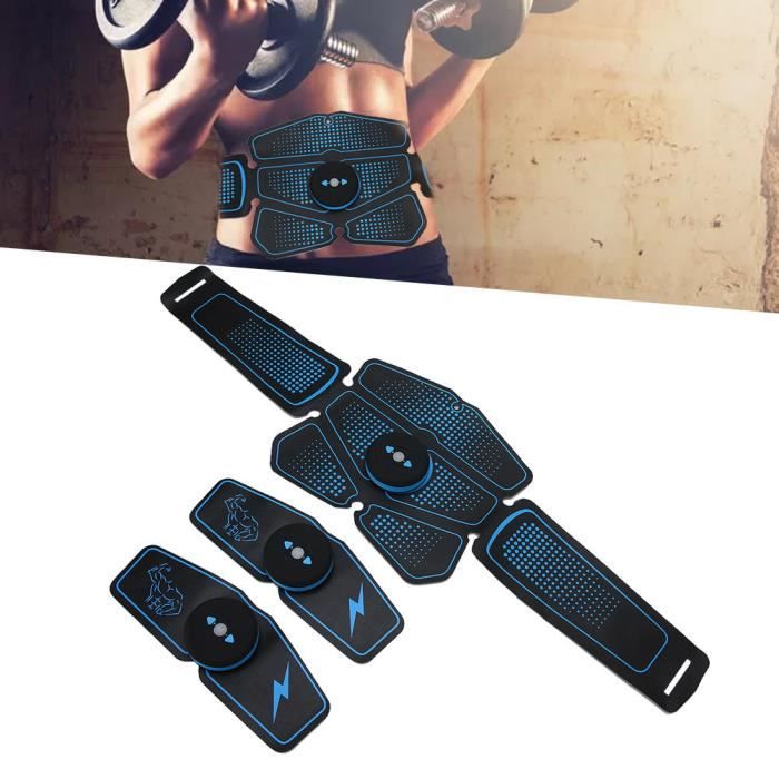 HURRISE Stimulateur musculaire abdominal Intelligent Pulse Abdominal Muscle Patch Arm Leg Leg Muscle Training Stimulator Fitness