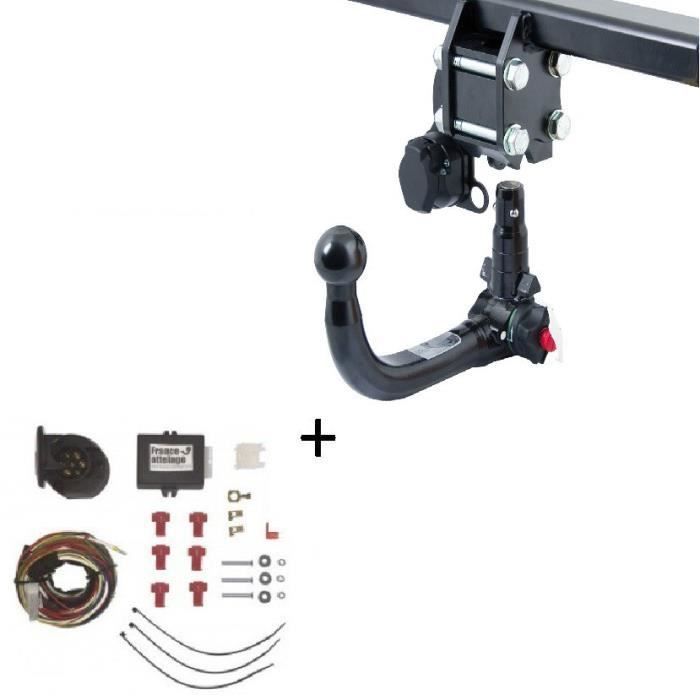Attelage Volkswagen GOLF 5 et 5 Plus (Berline 10/03-09/08) RDSOV + faisceau universel 7 broches + boitier électronique