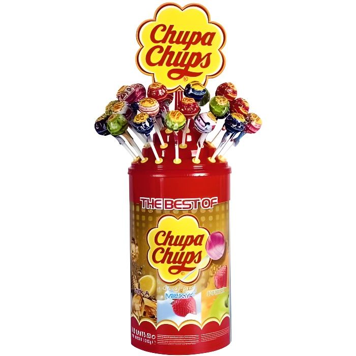 Le meilleur de sucettes Chupa Chups, 100 sucettes