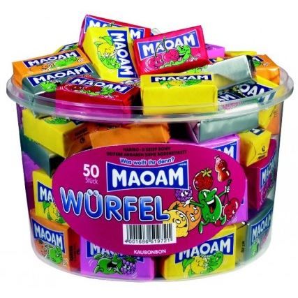 Haribo, Haribo dés, moelleux bonbons, 50 pièces