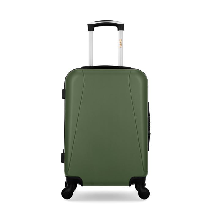 HERO – VALISE CABINE - ABS – 55cm – 4 roues – LANZAROTE – KAKI
