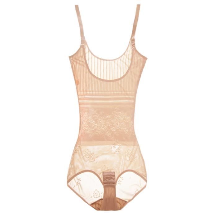 1 pc Shapewear Couleur De La Peau Sexy Élastique Ultra-mince Body Shaper Shaping BRASSIERE DE SPORT - SOUTIEN-GORGE DE SPORT