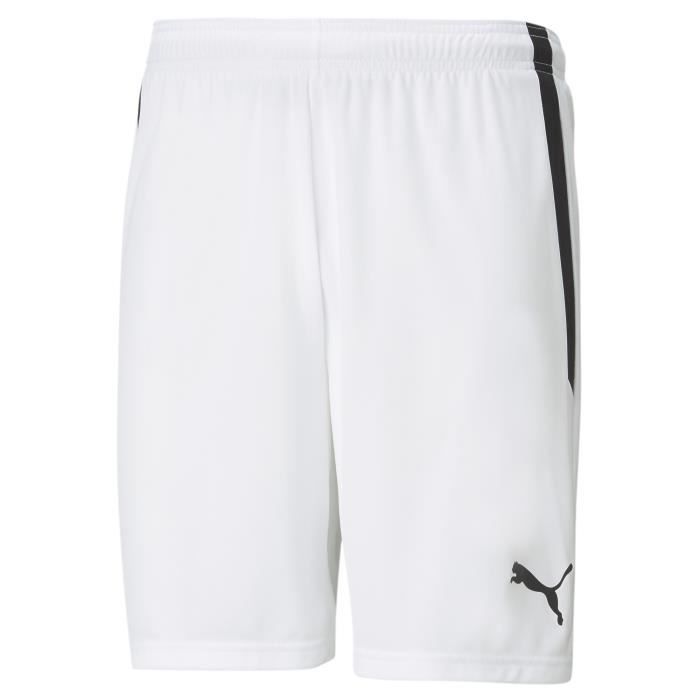 Short Puma Team Liga - blanc/noir - S