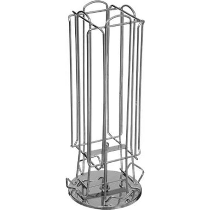 Porte 20 Capsules Rotatif -Vertuo- 28cm Argent