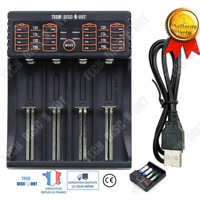 TD® Batterie au lithium rechargeable camping car 12V blackdecker amovible gants chauffants cylindrique phosphate de fer lumière LED