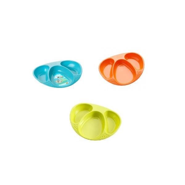 TOMMEE TIPPEE Assiettes à Compartiments 12 m+ x2 Explora