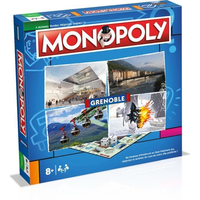 MONOPOLY Grenoble - Jeu de societé - Version française