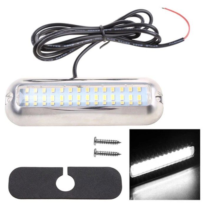 Lampe Filet Homard Crevette Lampe LED Sous-marine Durable Pour Pêche - Filet Homard, Crevette, Concert - Neuf Lampe Pêche Crustacés Galvpro Outdoors