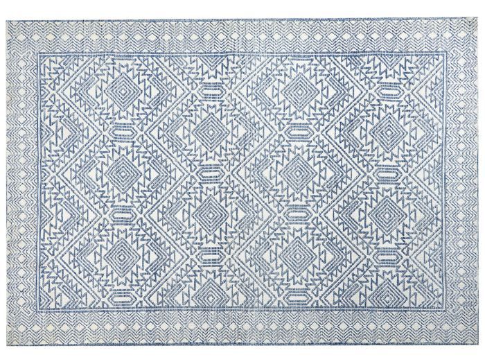 Tapis Moderne Bleu Et Blanc Par Arte Espina