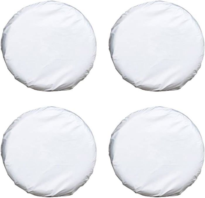 JNNJ 4 Pièces Housses De Pneus, Housse Protection Anti UV - 9
