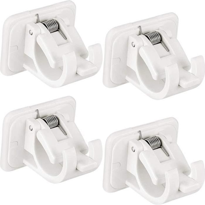 Loumaxx Lot De 4 Pieds De Meubles Réglables Rectangulaires - 40 X 40 X