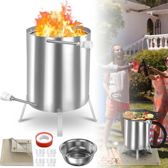 LZQ 2X Chauffage de piscine au bois avec tonneau à feu poêle à bois — free download