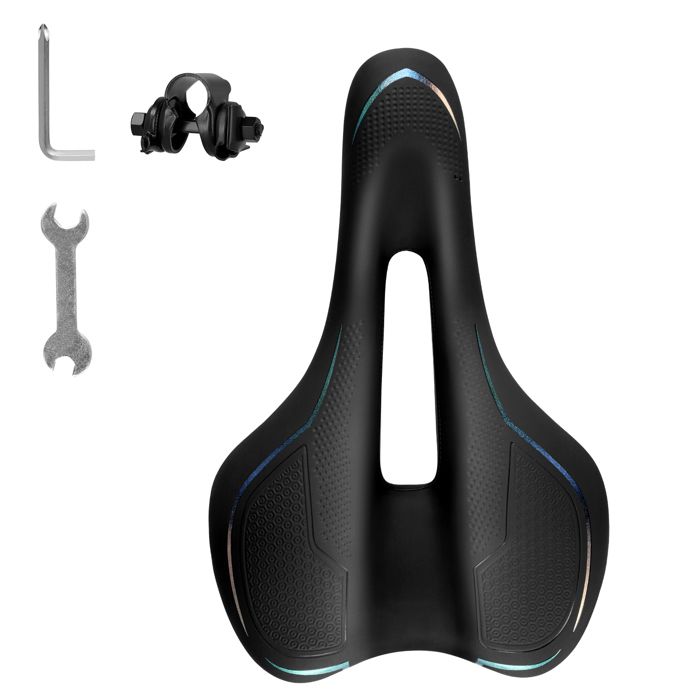 Selle de Vélo, Selle Velo en Mousse à Mémoire et Ergonomique, Siège de Vélo Imperméable et Selle de Vélo, Selle Velo en Mousse à Mémoire et Ergonomique, Siège de Vélo Imperméable et