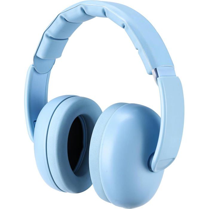 Casque Anti-bruit Bébé NRR 26dB | Pliable, Réglable, Serre-tête Souple Pour 0-36 Mois, Confort Mousse