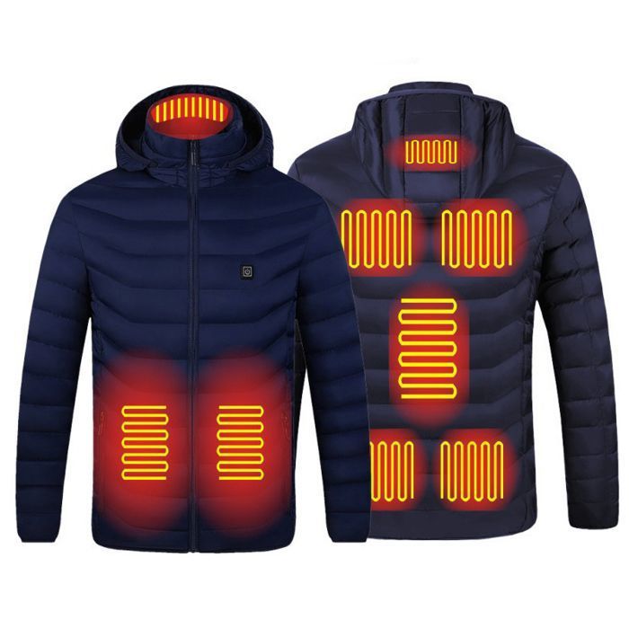 Doudoune à Capuche Chauffant USB - Doudoune Chauffante Intelligent Légère