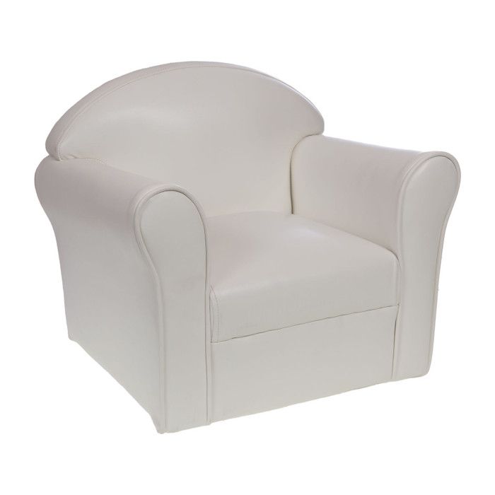 Fauteuil Club enfant blanc - Amadeus Les Petits
