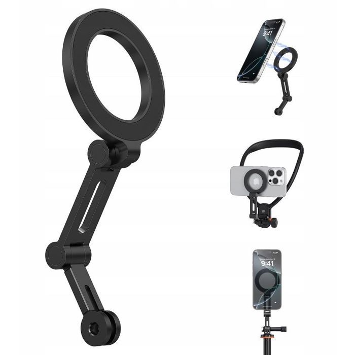 Support téléphone - Vrig - Magnétique - Compatible iPhone et GoPro - MG-27