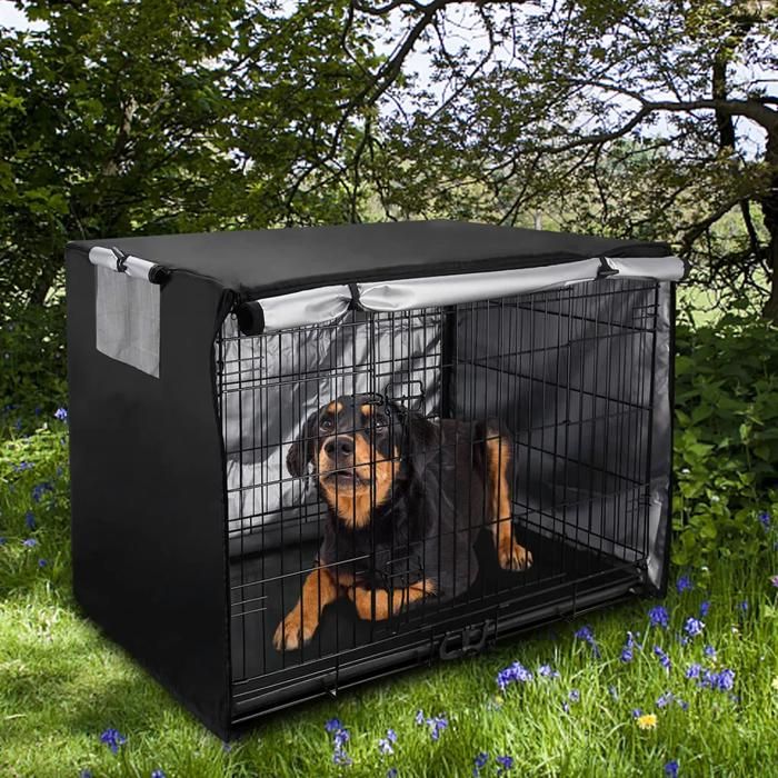 Comparer les prix de Housse de couchage pour cage de chien housse de cage pour animaux de compagnie XL : 1245 x 79 x 84 cm ODIPIE