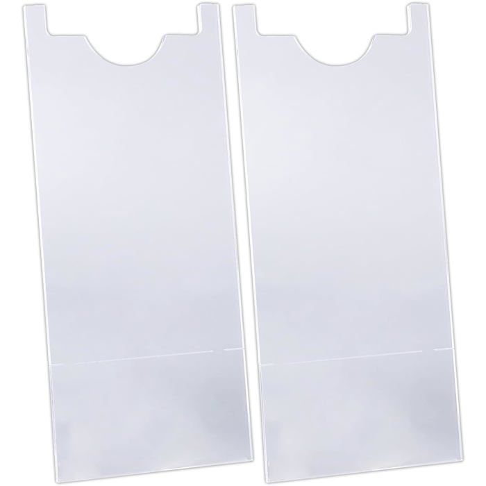Lot de 2 Butée Transparente Canapé & Lit 23x10cm Universel Acrylique Espaceur Mur Butées Meubles pour Protection Canapé Lit Prév...