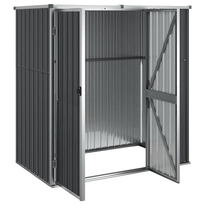 Remise 2026 Abri à outils de jardin JMS - Armoire Abri à outils de jardin anthracite 161x89x161cm acier galvanisé @2266562 4553sp