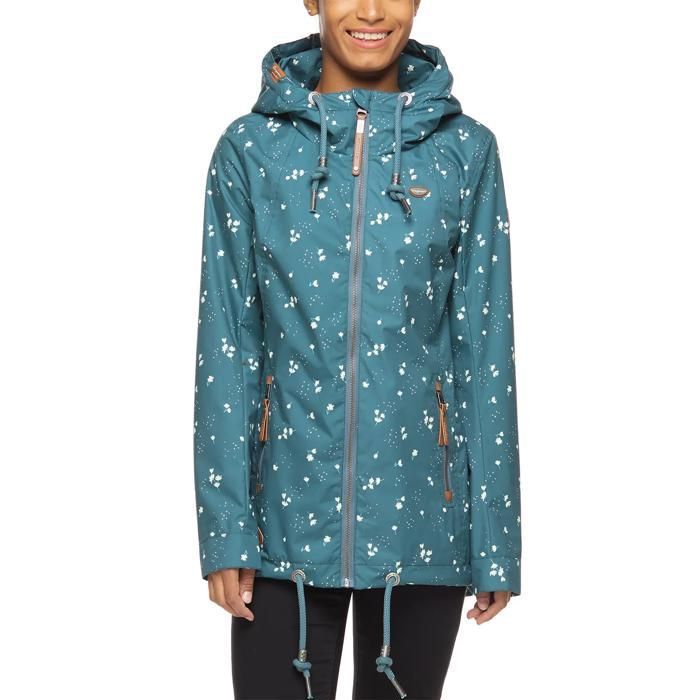 Coupe-vent femme Ragwear Zuzka Flower - deep ocean