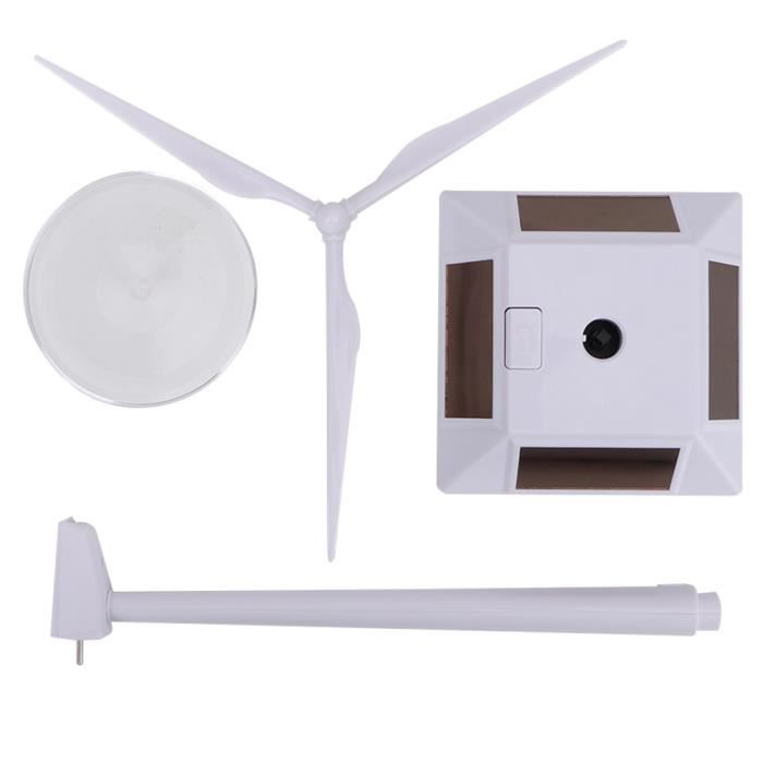 BuyWeek Moulin à vent solaire, éolienne, pédagogique, décoratif, double usage, moulin à vent à énergie solaire, pour l'enseignement des sciences des