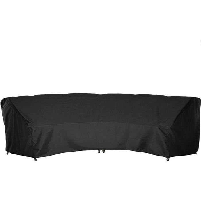 Lot de 2 housses de chaise longue pivotantes, imperméables et