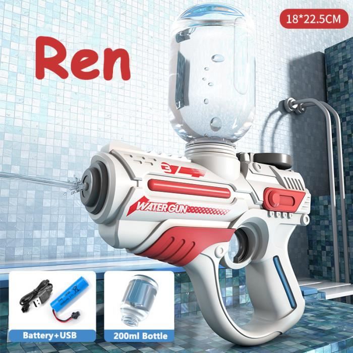 Pistolet à Eau électrique Automatique Superior - Jouet Piscine été, Rechargeable, Fun Pour Enfants