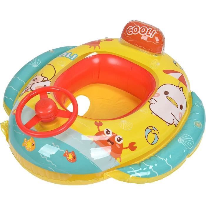 Siège Eau Sécurité Anti-bascule Bouée Bébé Avec Parasol – Flotteur Gonflable Rétro, Siège Sécurité, 0-4 Ans, Idéal Piscine Et Plage Siège Eau Sécurité Anti-bascule Bouée Bébé Avec Parasol – Flotteur Gonflable Rétro, Siège Sécurité, 0-4 Ans, Idéal Piscine Et Plage