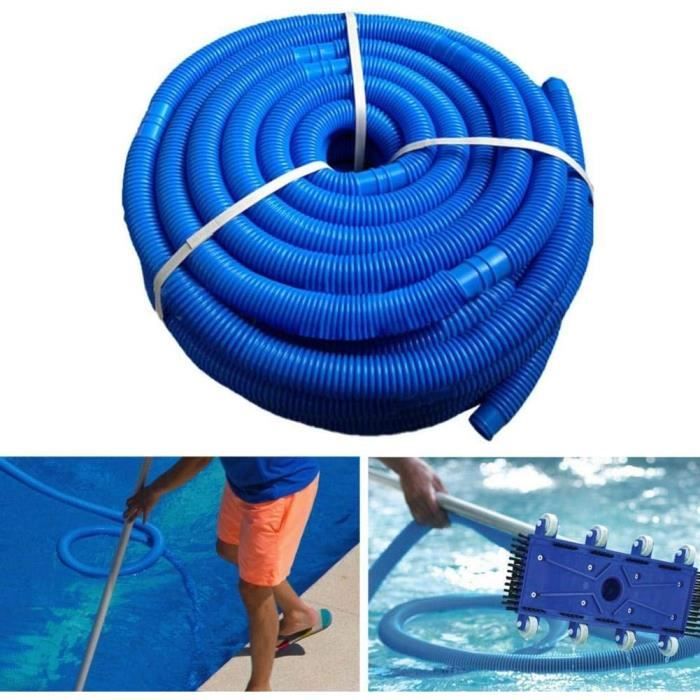 Tuyau Flexible pour Piscine avec diamètre de 38 mm et Longueur Totale 6