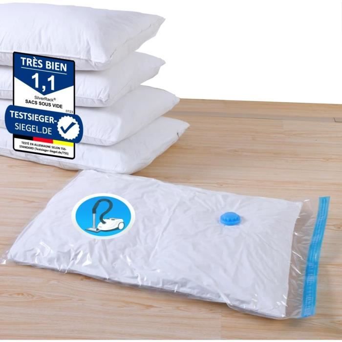 20 Pièces Sac Sous Vide Voyage, Réutilisable Petit Sac Sous Vide, Sac