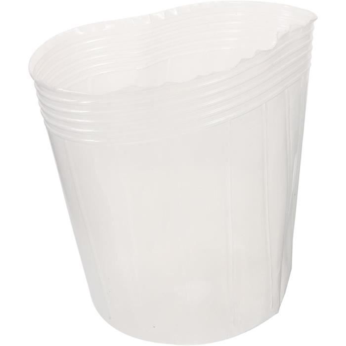 Doublures Tambour Transparentes 55 Gallons - Lot De 12 Sacs Polyéthylène - Pour Stockage Alimentaire