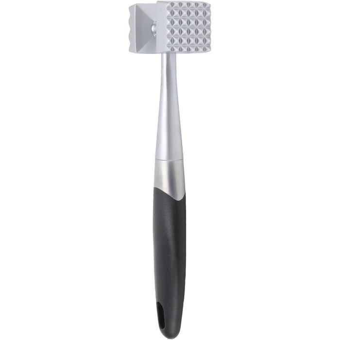Marteau Attendrisseur Viande 26 Cm YUGN - Double Face Aluminium - Recettes Incluses