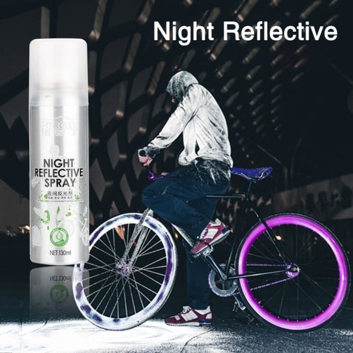 Peinture réfléchissante de nuit réfléchissante réfléchissant la marque de  sécurité anti-vélo d'équitation anti-accident - Achat / Vente bombe de peinture  Peinture réfléchissante de - Cdiscount