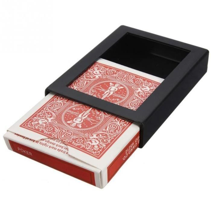 RobLuX – Lot De 16 Boîtes à Cartes En Plastique Transparent, 9,8x7,4x2,4 Cm, Pour Jeux, Banques, Collections
