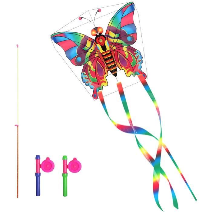 Cerf-volant,Jouets mignons de cerf-volant de Dragon de mer avec longue queue pour enfants,jouet