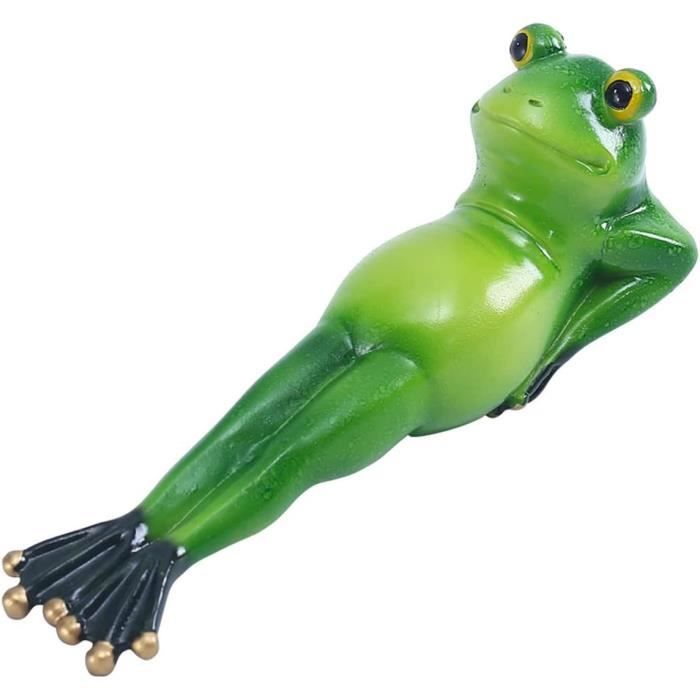 Statue De Grenouille Zen Yoga En Résine - Décoration Jardin Méditation, Figurines Grenouille Pour Maison, Terrasse Ou Cour