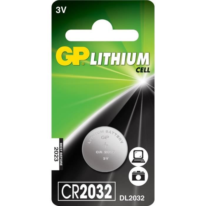 GPBM Piles bouton Lithium CR2032 - blister de 1 pile - Cdiscount Jeux -  Jouets