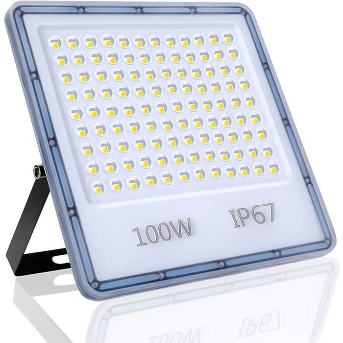 Projecteur LED Extérieur 100W - N1016 - Blanc Froid - IP67 Imperméable -  Cdiscount Maison