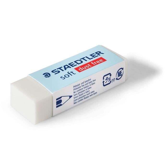 Staedtler Soft 526 S Gomme Blanche Sans Latex 65 X 23 X 13 Mm Cdiscount Beaux Arts Et Loisirs Creatifs