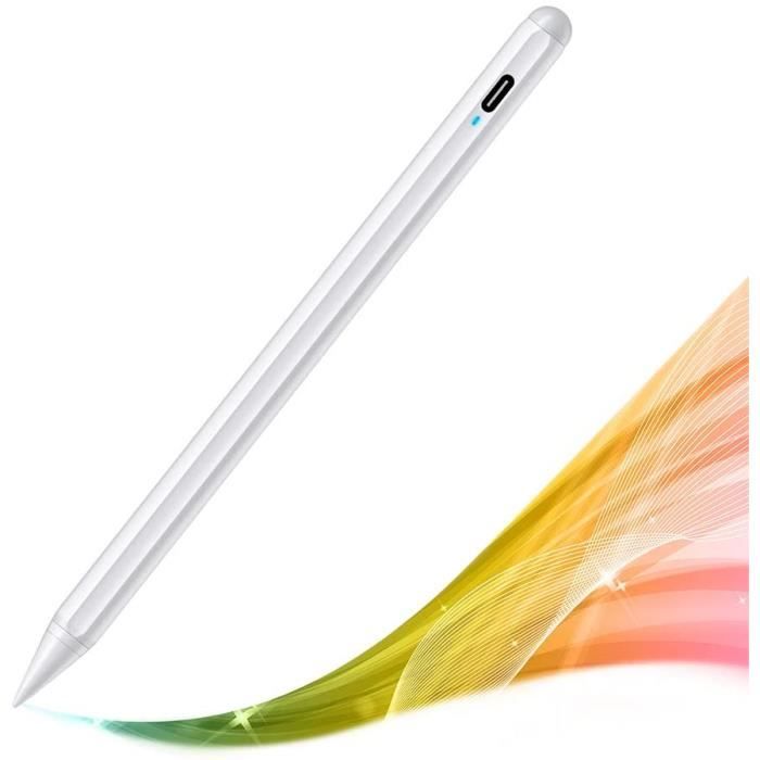 1er/2e 3e/4e MPIO Stylet Tactile 2ème génération pour Apple iPad 2020 2019 2018,avec rejet de la Paume,Se Fixe Magnétiquement à liPad Pro 11 /Pro 12.9 ,Compatible avec iPad 6/7/Air 3/Mini 5,Blanc 