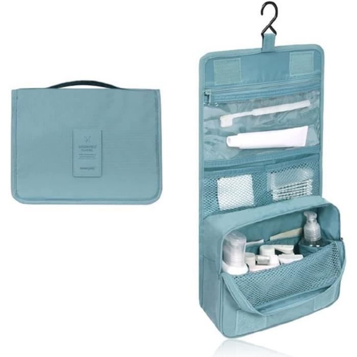 Trousse de Toilette Maquillage Kit Voyage Avion Vanity Femme Enfant  Pochette Accessoire Rangement Fille Travel Bag Makeup Bag Infirmiere Grande  Poppy Compartiment Petite Suspendre PersonnaliséE : : Mode