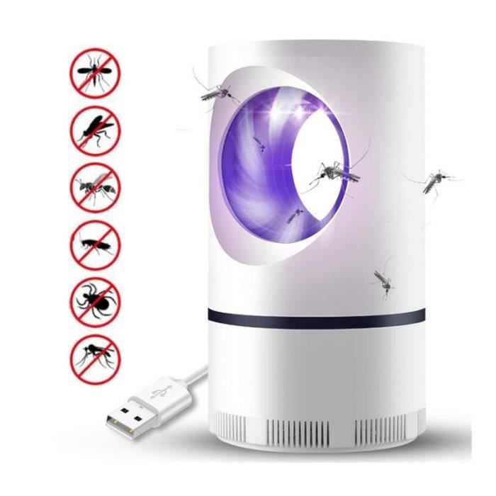 Lampe Anti-moustiques - Photocatalyseur tueur de moustiques - LED USB recharge - Forme des yeux