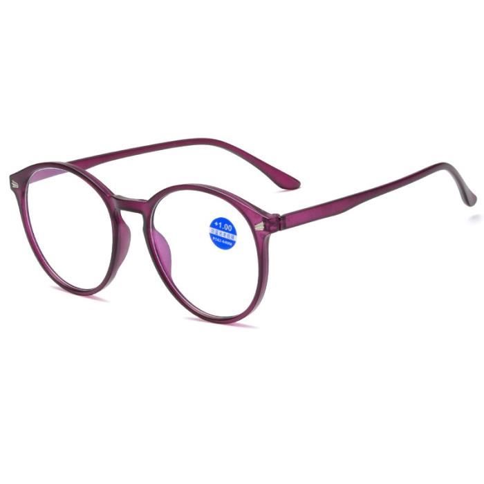 JiSoo Lunettes De Lecture Surdimensionnées Ronde Épaisses Femme Homme - Grandes Montures